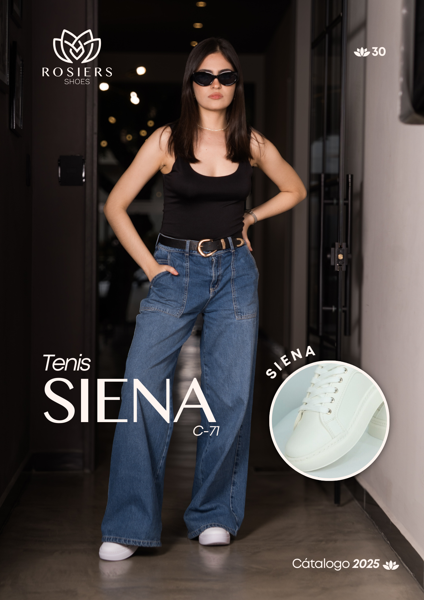 Tenis para dama SIENA-Rosiers Shoes