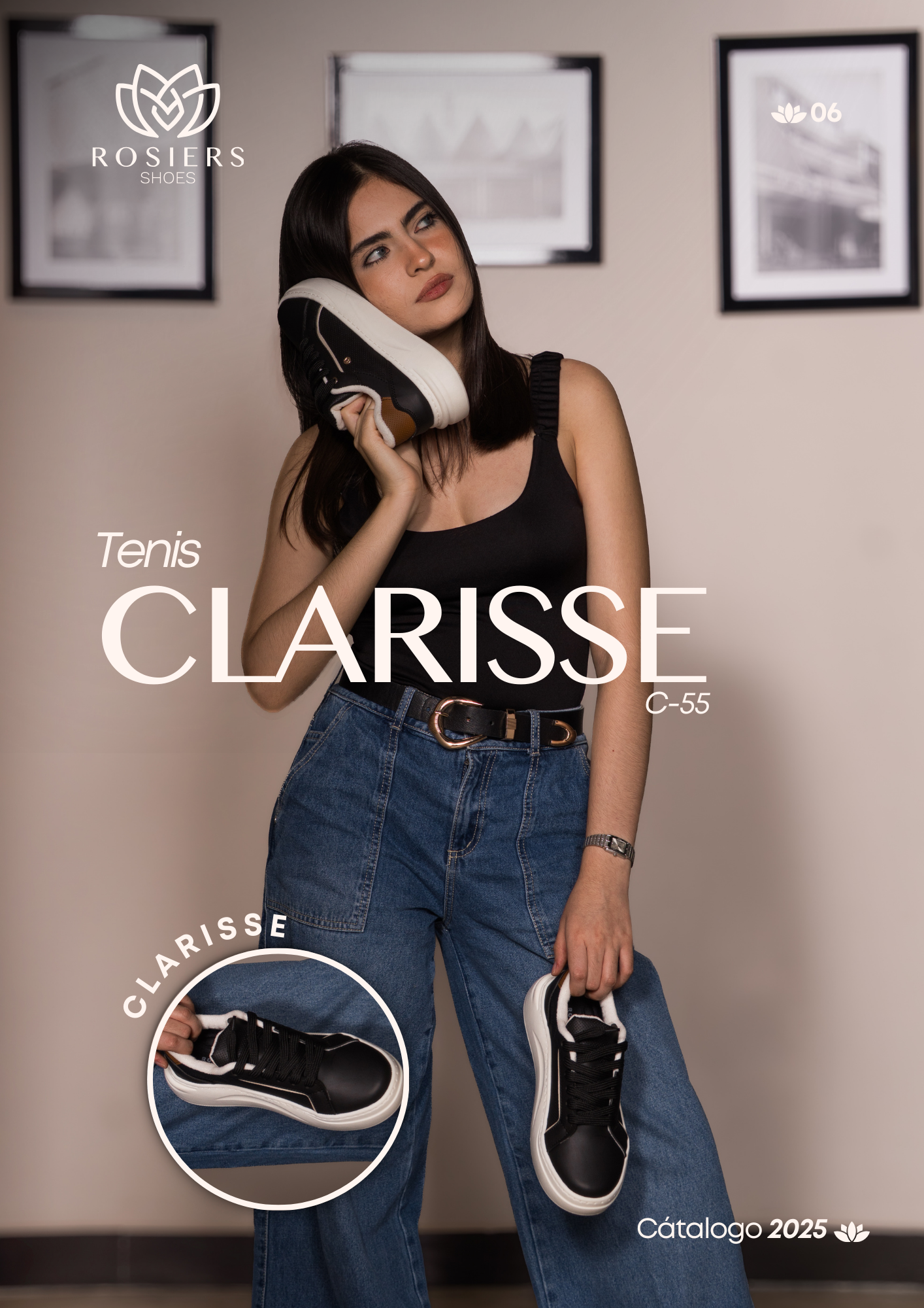 Tenis para mujer CLARISSE-Rosiers Shoes